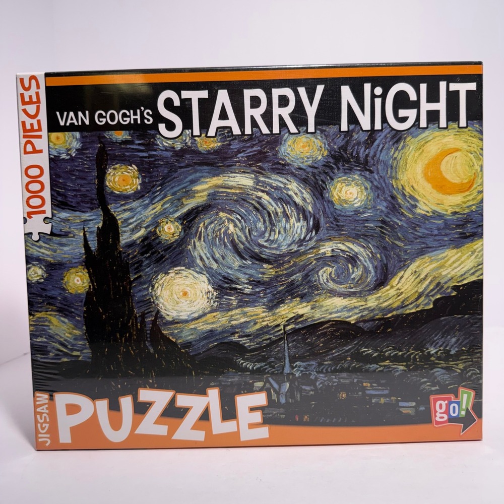 Van Goh's‎ Starry Night Puzzle 1000 Pieces New Sealed GO Games